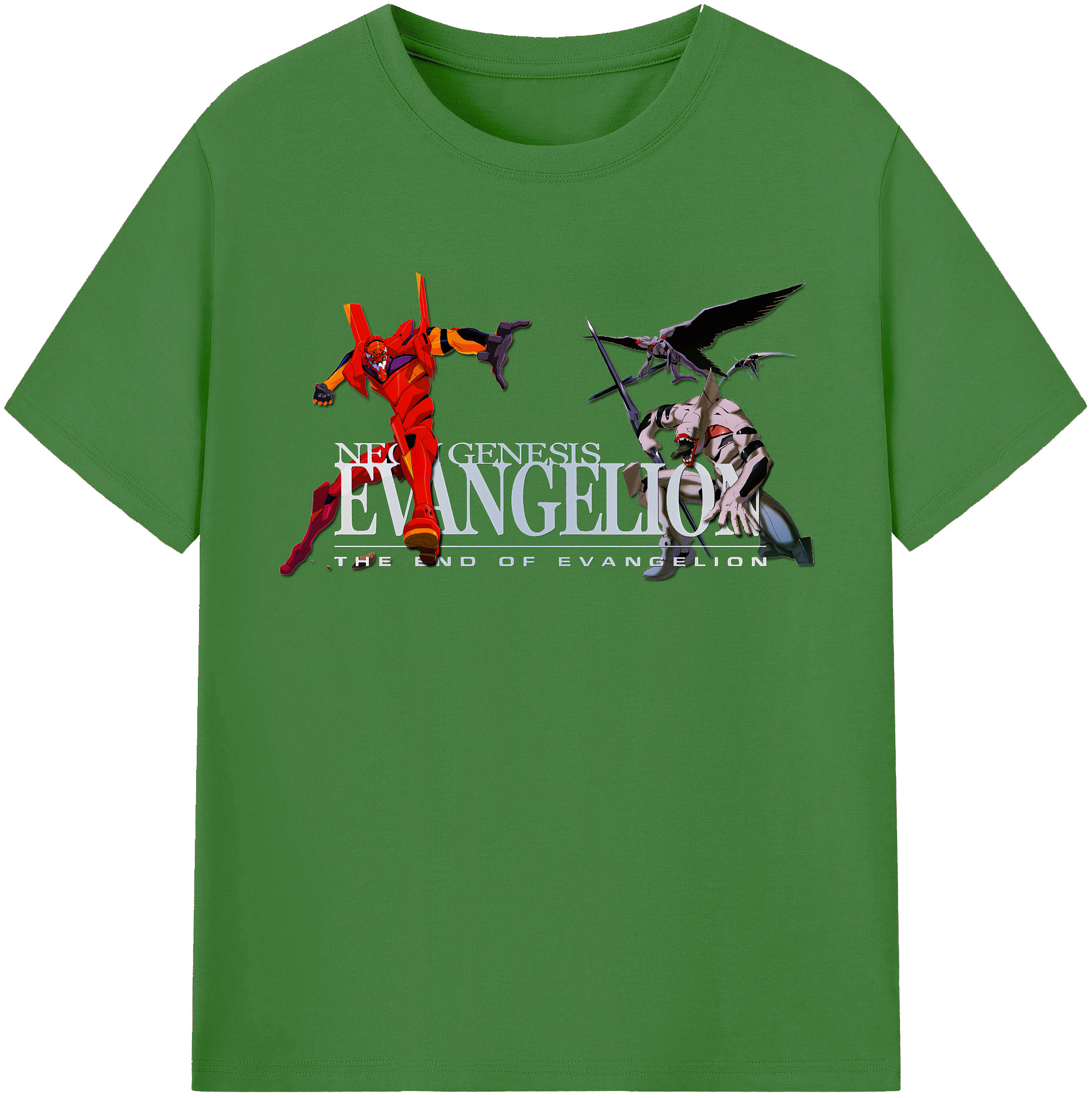 （画像用） EVA 新世紀エヴァンゲリオン レディースカジュアルプリントTシャツ（綿100％）